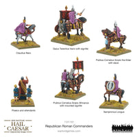 Republican Roman Commanders: Warlord Games Hail Caesar Epic Battles