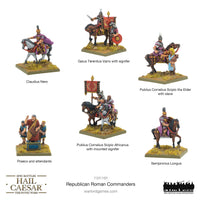 Republican Roman Commanders: Warlord Games Hail Caesar Epic Battles