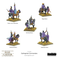 Carthaginian Commanders: Warlord Games Hail Caesar Epic Battles