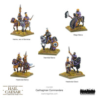 Carthaginian Commanders: Warlord Games Hail Caesar Epic Battles