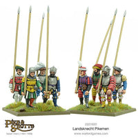 Landsknecht Pikemen: Warlord Games Pike & Shotte