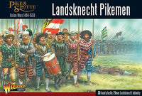 Landsknecht Pikemen: Warlord Games Pike & Shotte