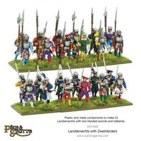 Landsknechts with Zweihanders: Warlord Games Pike & Shotte