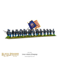 American Civil War Infantry Regiment (Charging): Warlord Games Black Powder