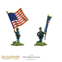 American Civil War Infantry Regiment (Firing): Warlord Games Black Powder