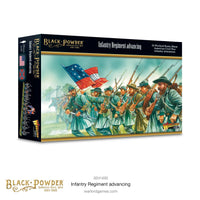 American Civil War Infantry Regiment (Advancing): Warlord Games Black Powder