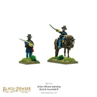 Union Officers Standing (Foot & Mounted) B: Warlord Games Black Powder