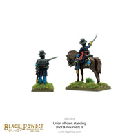 Union Officers Standing (Foot & Mounted) B: Warlord Games Black Powder