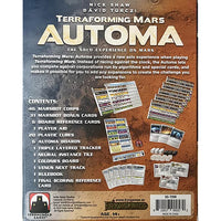 Terraforming Mars - Automa: Stronghold Games Board Games