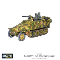 Germany - Sd.Kfz 251/16 Ausf D Flammpanzerwagen Half Track: Warlord Games Bolt Action