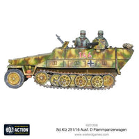 Germany - Sd.Kfz 251/16 Ausf D Flammpanzerwagen Half Track: Warlord Games Bolt Action