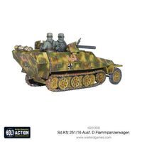 Germany - Sd.Kfz 251/16 Ausf D Flammpanzerwagen Half Track: Warlord Games Bolt Action
