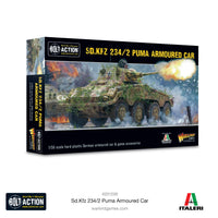 Germany - Puma Sd.Kfz 234/2 Armoured Car: Warlord Games Bolt Action