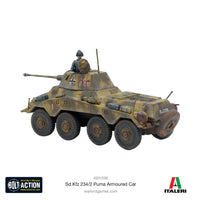 Germany - Puma Sd.Kfz 234/2 Armoured Car: Warlord Games Bolt Action