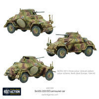 Germany - Sd.Kfz 222/223 Armoured Car: Warlord Games Bolt Action