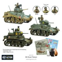 USA - M3 Stuart Platoon: Warlord Games Bolt Action