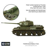 Soviet Union - T34/85 Medium Tank: Warlord Games Bolt Action