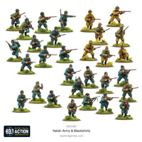 Italy - Army & Blackshirts: Warlord Games Bolt Action