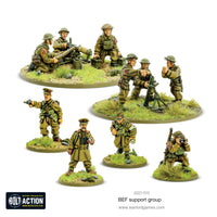 Britain - BEF Support Group (HQ, Mortar & MMG): Warlord Games Bolt Action