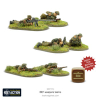 Britain - BEF Weapons Teams: Warlord Games Bolt Action