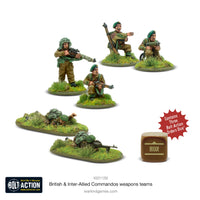 Britain - Inter-Allied Commandos Weapons Teams: Warlord Games Bolt Action