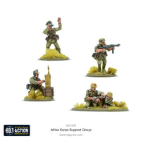 Germany - Afrika Korps Support Group (Hq, Mortar & Mmg): Warlord Games Bolt Action