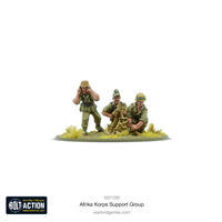 Germany - Afrika Korps Support Group (Hq, Mortar & Mmg): Warlord Games Bolt Action