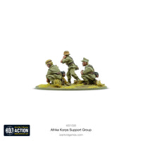 Germany - Afrika Korps Support Group (Hq, Mortar & Mmg): Warlord Games Bolt Action