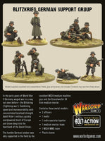 Germany - Blitzkrieg Support Group (Hq, Mortar & Mmg): Warlord Games Bolt Action