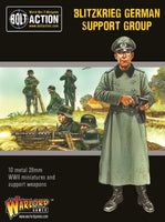 Germany - Blitzkrieg Support Group (Hq, Mortar & Mmg): Warlord Games Bolt Action