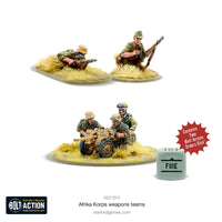 Germany - Afrika Korps Weapons Teams: Warlord Games Bolt Action