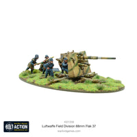 Germany - Luftwaffe Field Division 88mm Flak 37: Warlord Games Bolt Action
