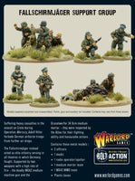 Germany - Fallschirmjager Support Group (Hq, Mortar & Mmg): WG Bolt Action