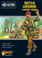 Britain - Airborne Support Group (HQ, Mortar & MMG): Warlord Games Bolt Action