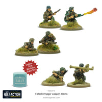 Germany - Fallschirmjager Weapons Teams: Warlord Games Bolt Action