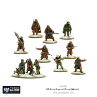 USA - Army Winter Support Group (Hq, Mortar & Mmg): Warlord Games Bolt Action