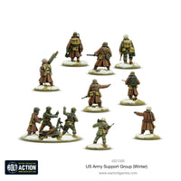 USA - Army Winter Support Group (Hq, Mortar & Mmg): Warlord Games Bolt Action