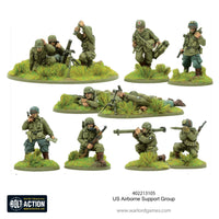 USA - Airborne Support Group (1944-45) (Hq, Mortar & Mmg): Warlord Games Bolt Action