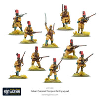 Italy - Colonial Troops Infantry Squad: Warlord Games Bolt Action