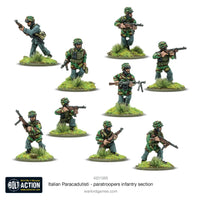 Italy - Paracadutisti Paratrooper Infantry Section: Warlord Games Bolt Action