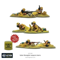 Italy - Bersaglieri Weapons Teams: Warlord Games Bolt Action