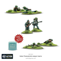 Italy - Paracadutisti Weapons Teams: Warlord Games Bolt Action