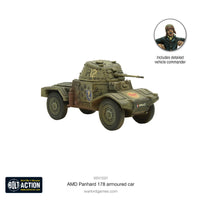 France - AMD Panhard 178 Armoured Car: Warlord Games Bolt Action