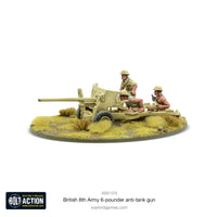 Britain - 8th Army 6 Pounder Anti-Tank Gun: Warlord Games Bolt Action