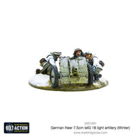Germany - Heer 7.5cm Leig 18 Light Artillery (Winter): Warlord Games Bolt Action