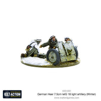 Germany - Heer 7.5cm Leig 18 Light Artillery (Winter): Warlord Games Bolt Action