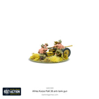 Germany - Afrika Korps Pak 36 Light Anti-Tank Gun: Warlord Games Bolt Action