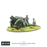 Italy - Army 100/17 Modello 14 Medium Artillery: Warlord Games Bolt Action