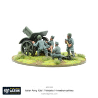 Italy - Army 100/17 Modello 14 Medium Artillery: Warlord Games Bolt Action