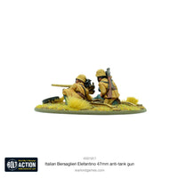 Italy - Bersaglieri Elefantino 47mm Anti-Tank Gun: Warlord Games Bolt Action